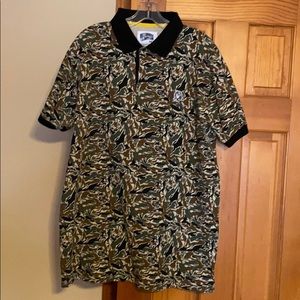 Billionaire boys club camo polo